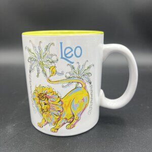 Secret Garden Leo Zodiac Astrology Sign Coffee Tea Mug Large Green